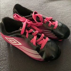 COPY - Umbro little girls soccer cleats.